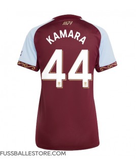 Günstige Aston Villa Boubacar Kamara #44 Heimtrikot Damen 2025-26 Kurzarm
